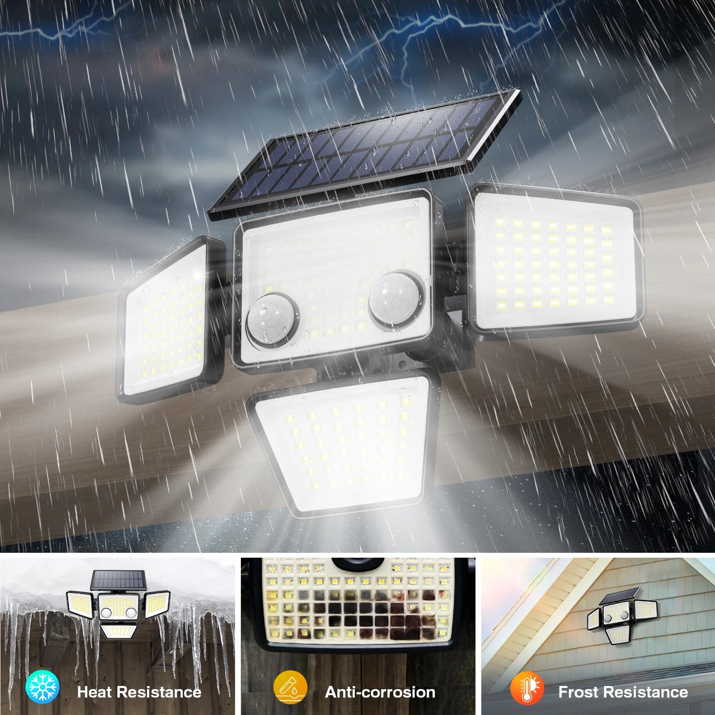 Solar Outdoor LED Motion Sensor Lights