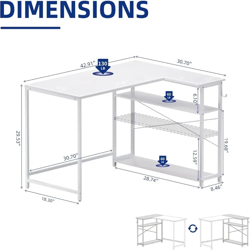 Small L Shaped Computer Desk