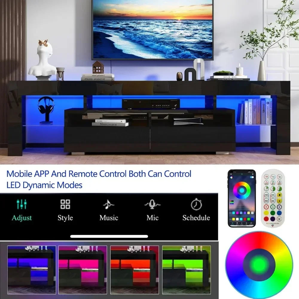 63in Gloss Entertainment Center for 65/70 Inch TV