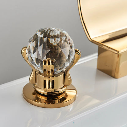 Golden Waterfall Basin Faucet