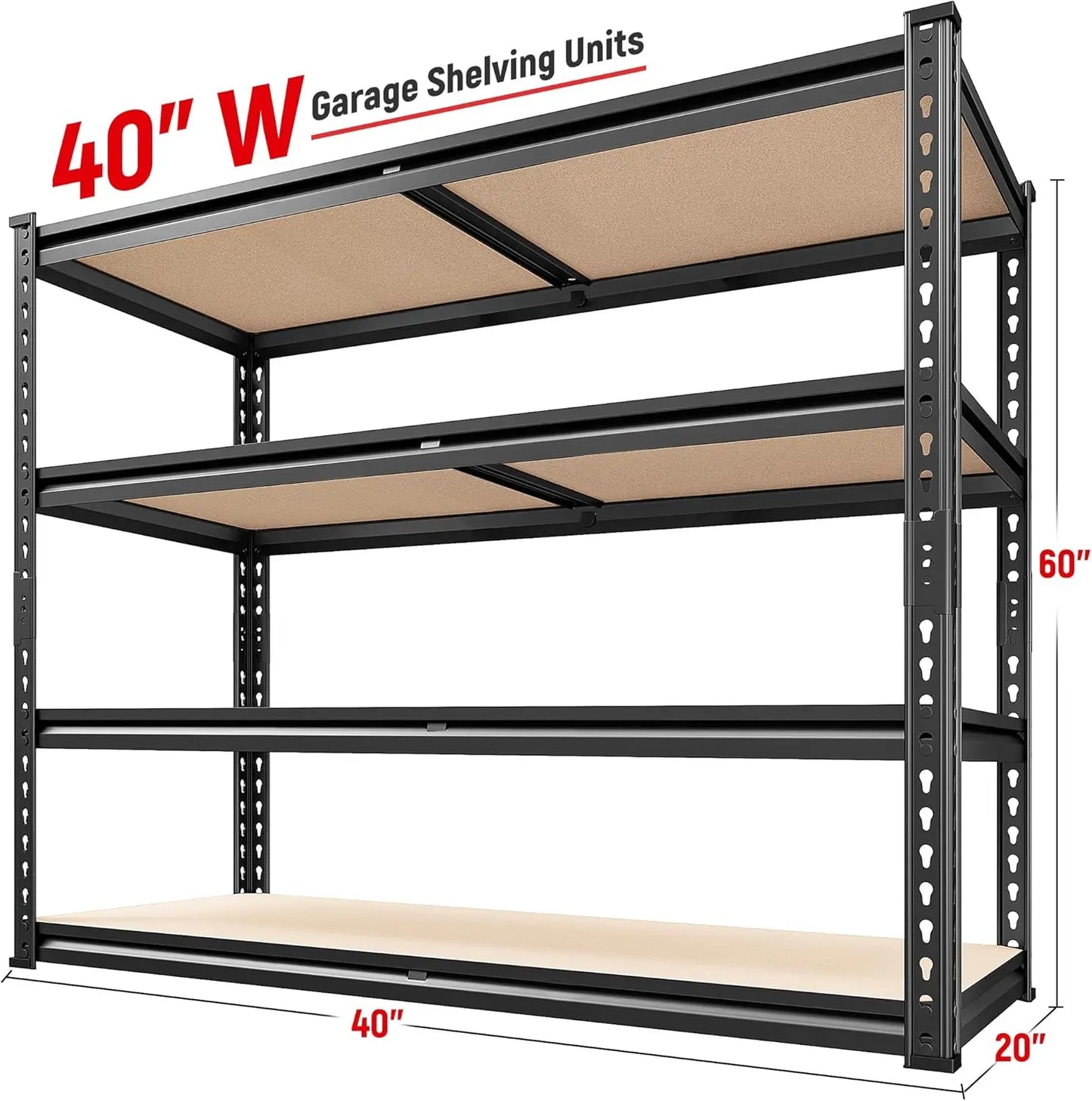 Garage Shelving with 2000LBS capacity