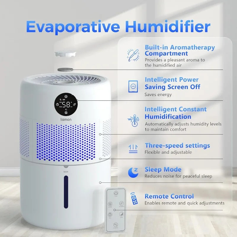 Lamon® Humidifiers for Bedroom